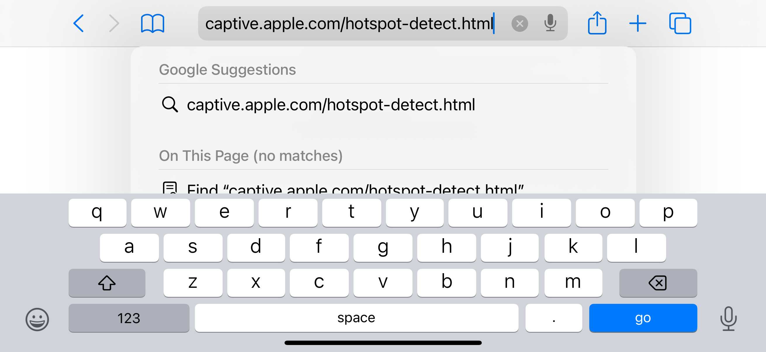 Hotspot Detect URL
