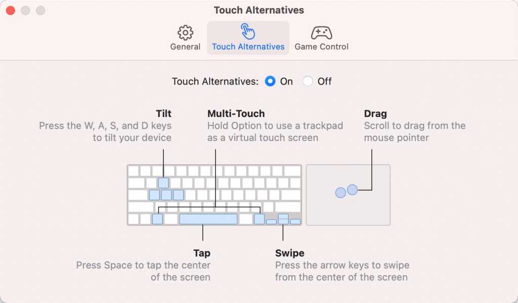 macOS Big Sur 11.3 touch alternatives