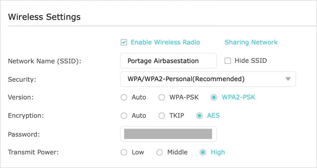 tplink security settings