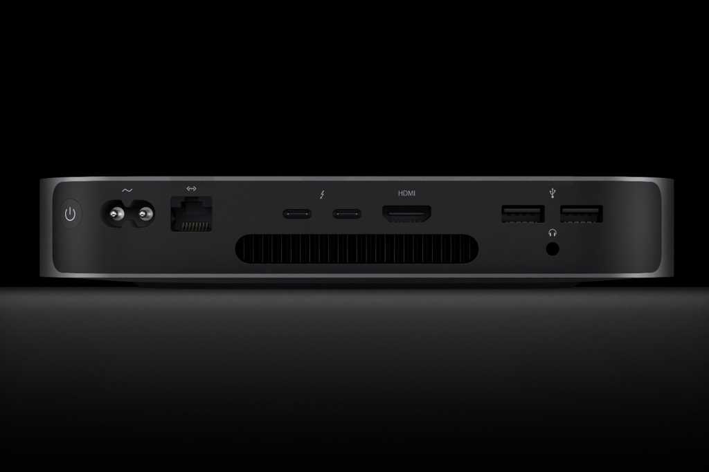 M1 Mac mini ports