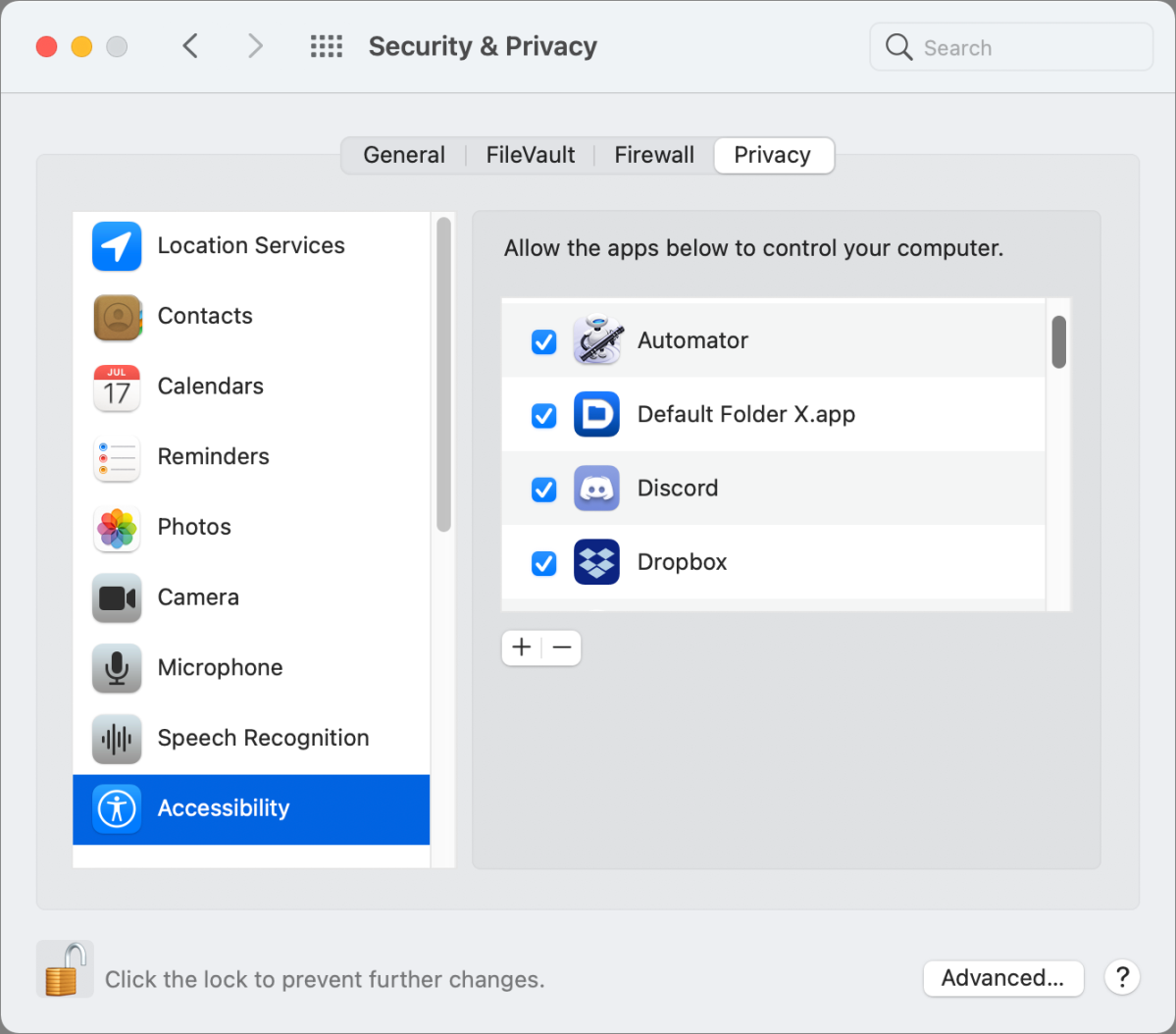 Discord security and privacy settings