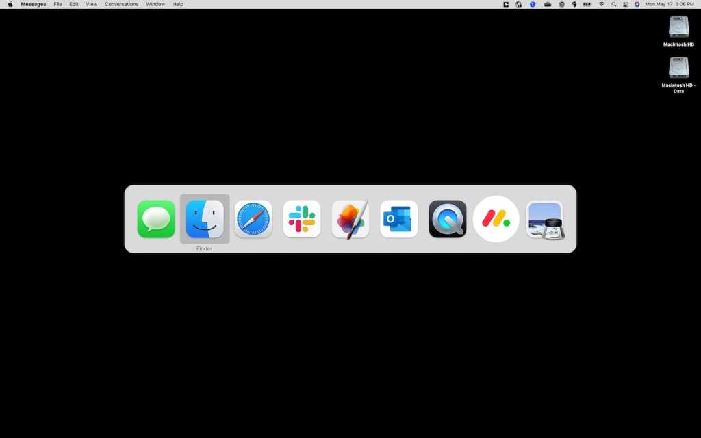 macOS Big Sur app switcher