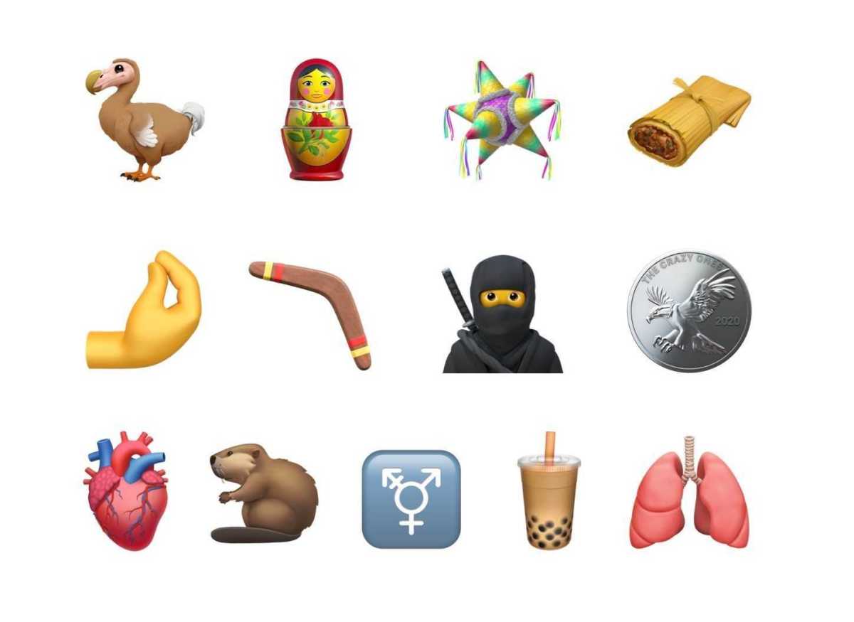 Apple new emoji 2020