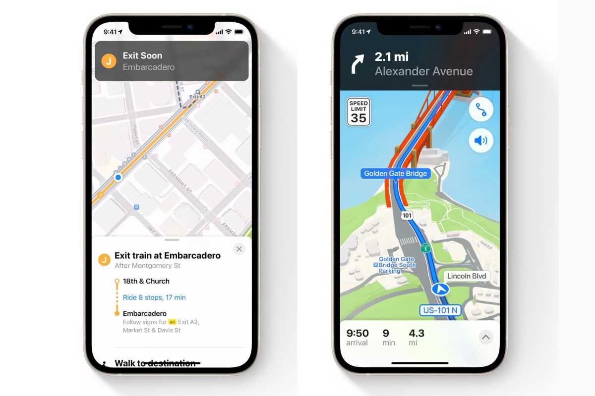 iOS 15 maps