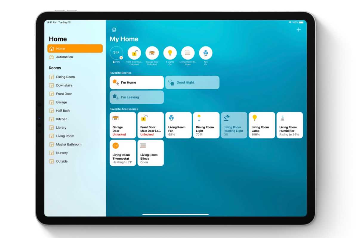iPadOS 14 Home app