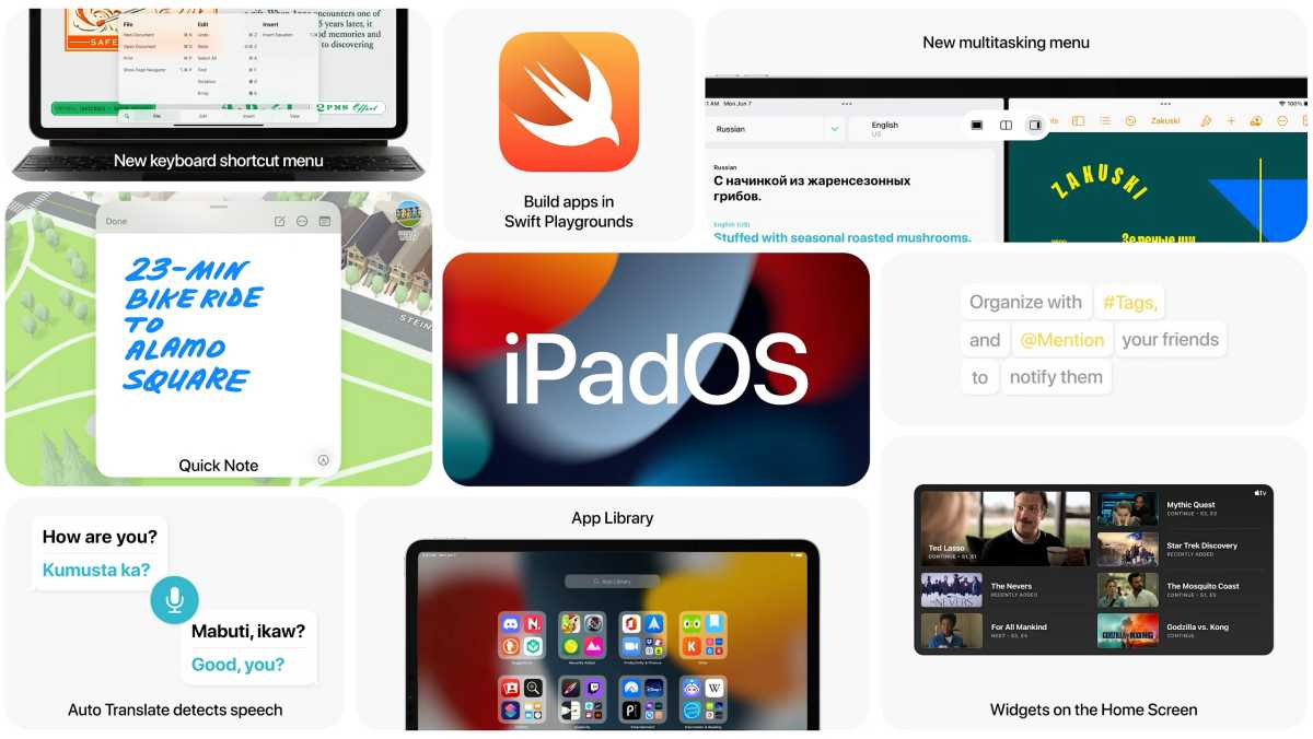 iPad OS 15 features