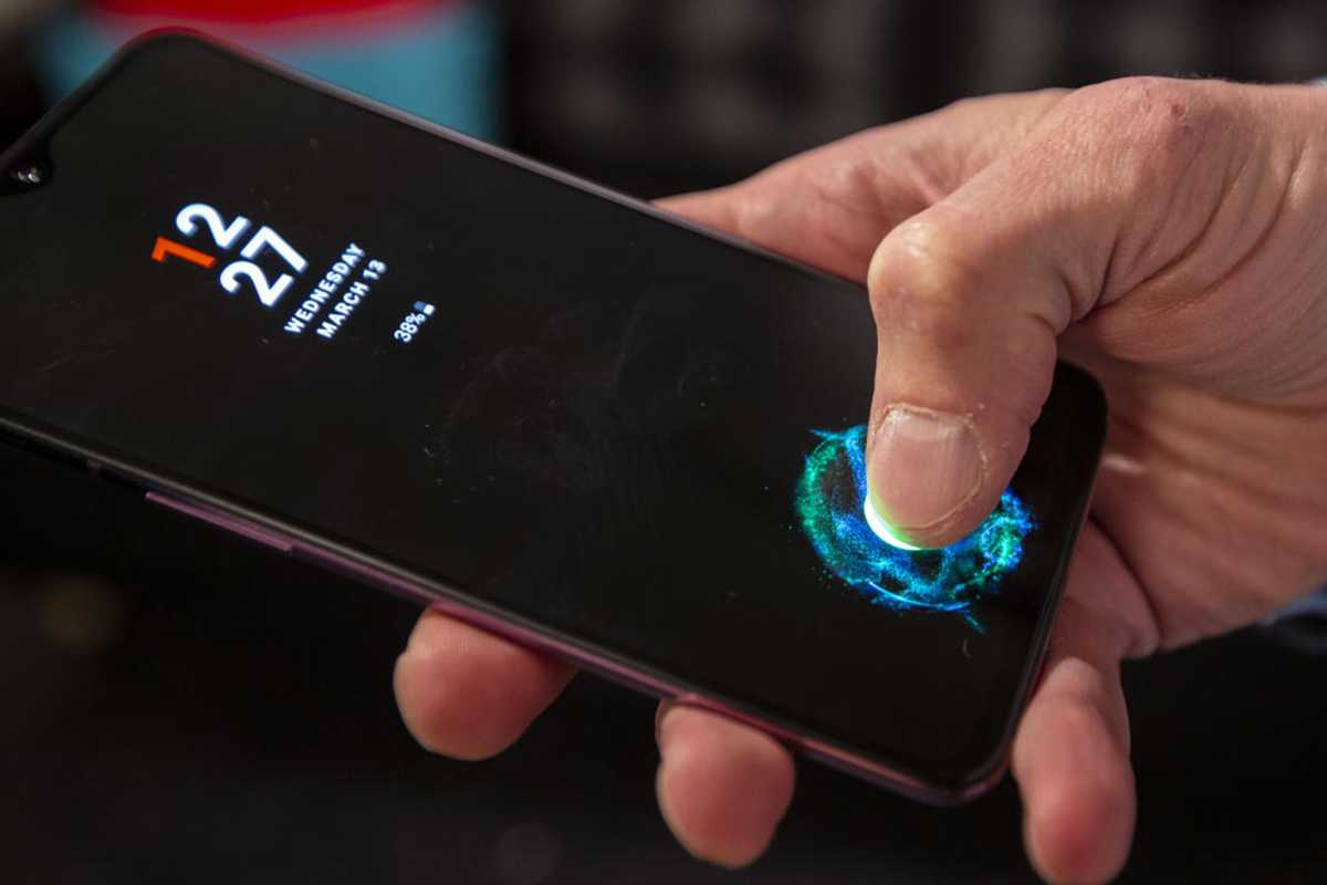 in-display fingerprint scanner