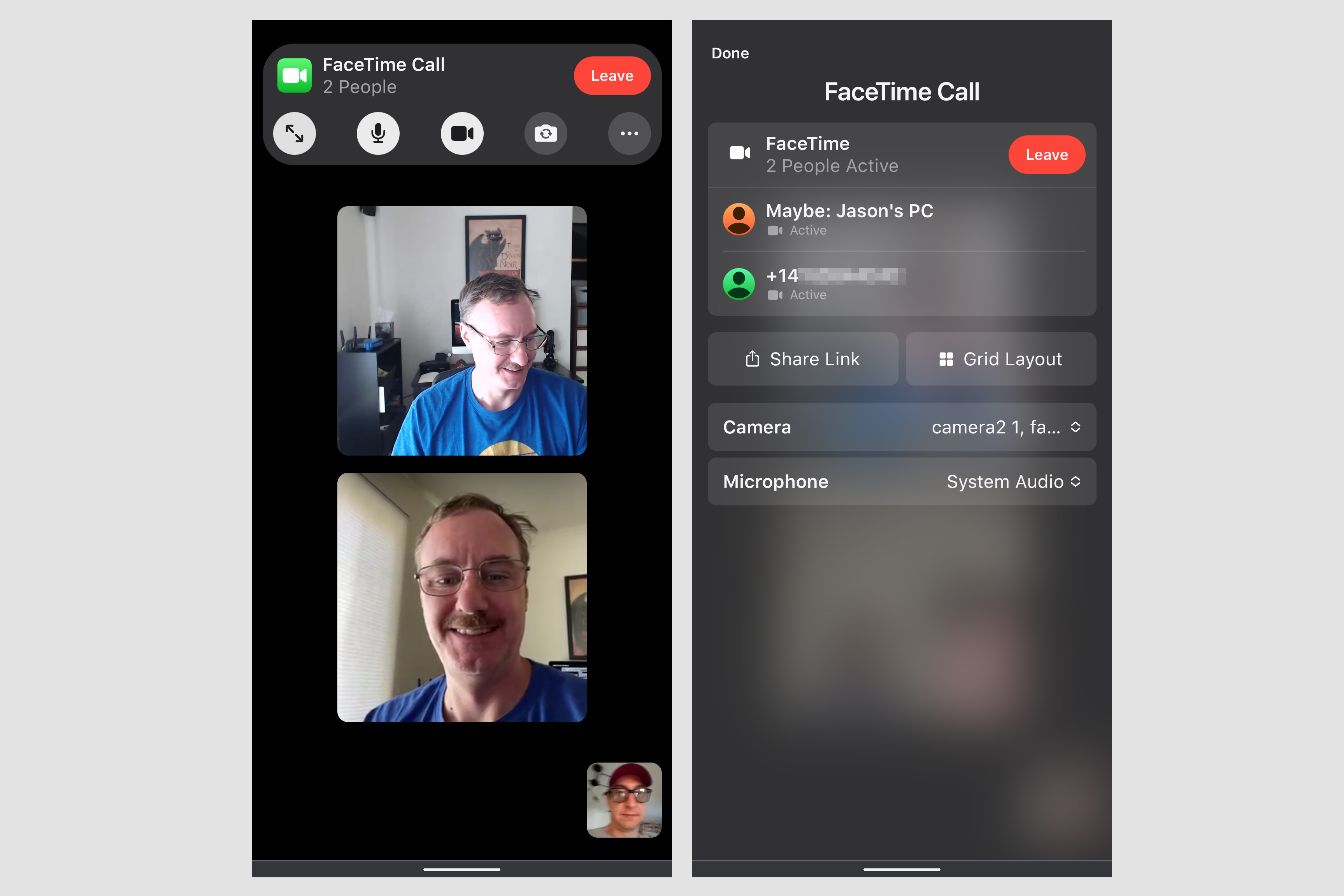 facetime and messenger login from a different phone alert