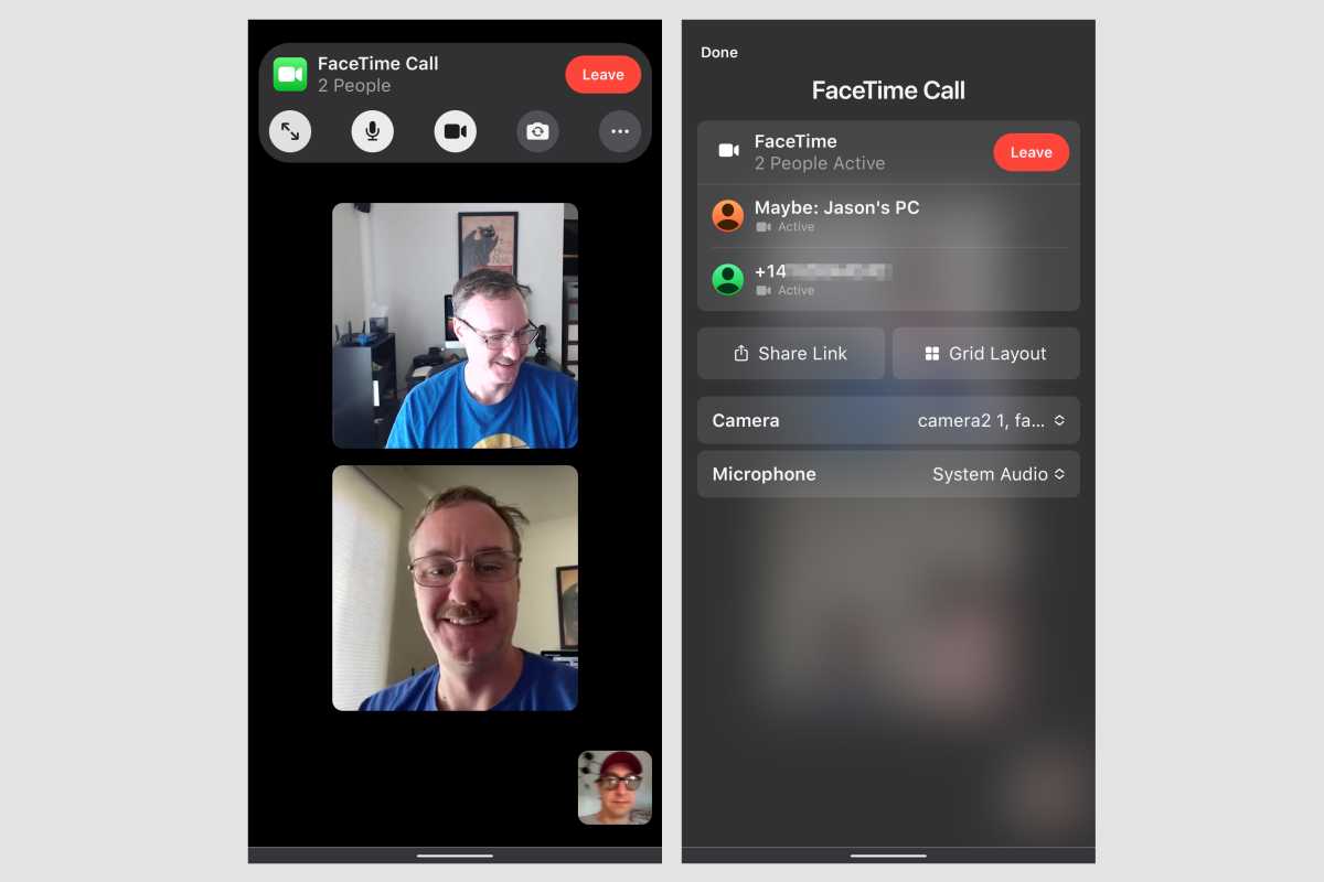 ios15 facetime android call