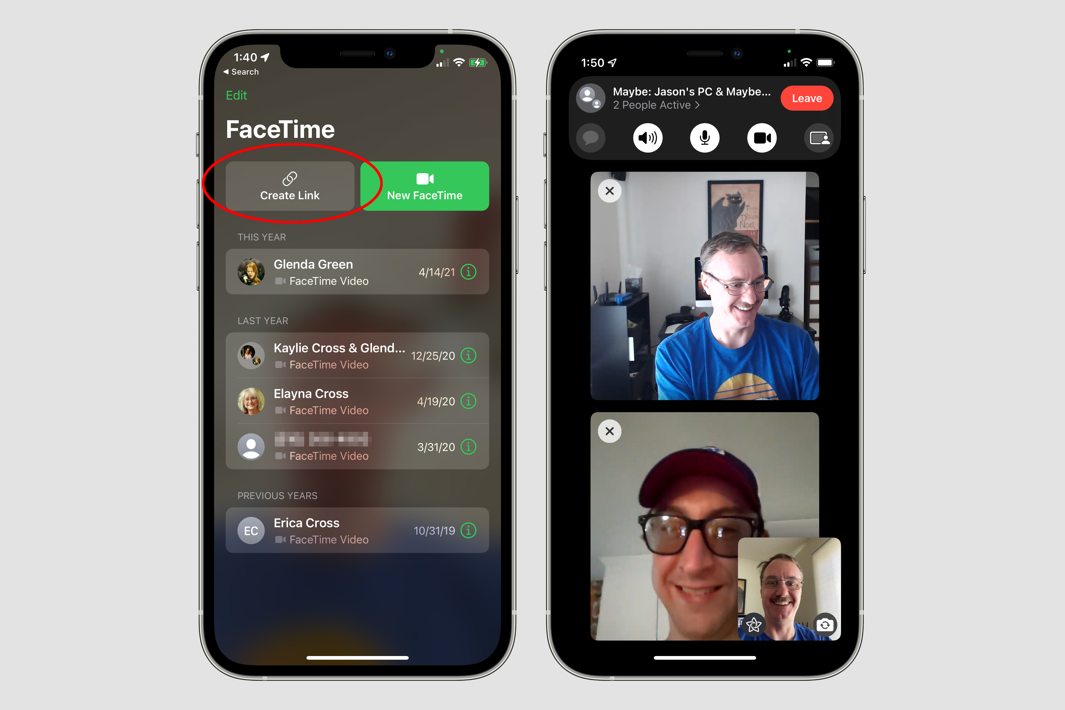 how to add facetime on contacts