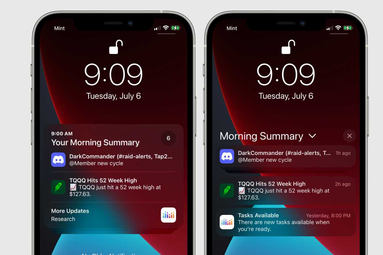 Ios 15: How To Set Up And Use Notification Summary - Macworld