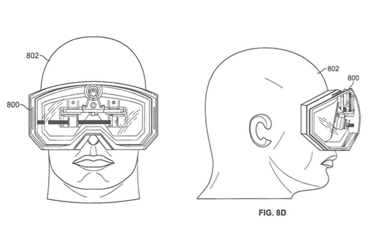 Patent image of Apple AR glasses