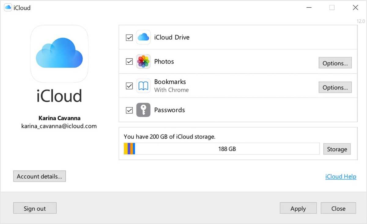 iCloud Windows