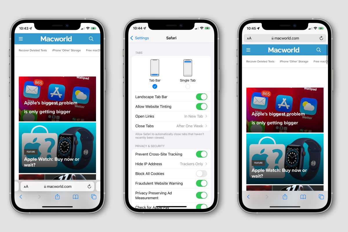 ios15 address bar