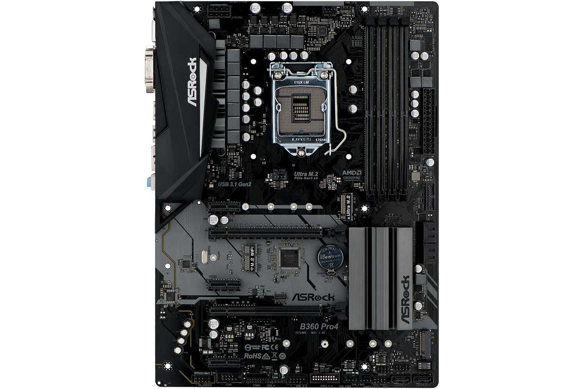 B360 ATX motherboard against a white background