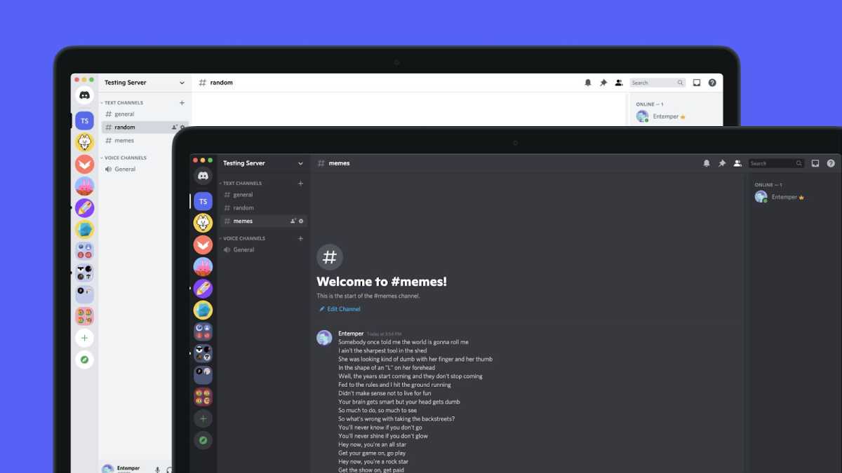 Discord app on laptops