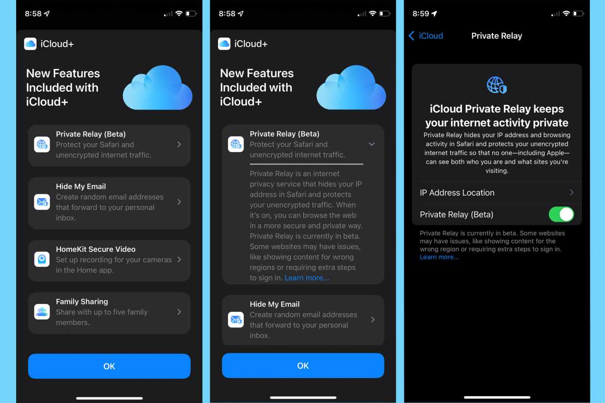 iCloud+ プライベートリレーの使用方法
