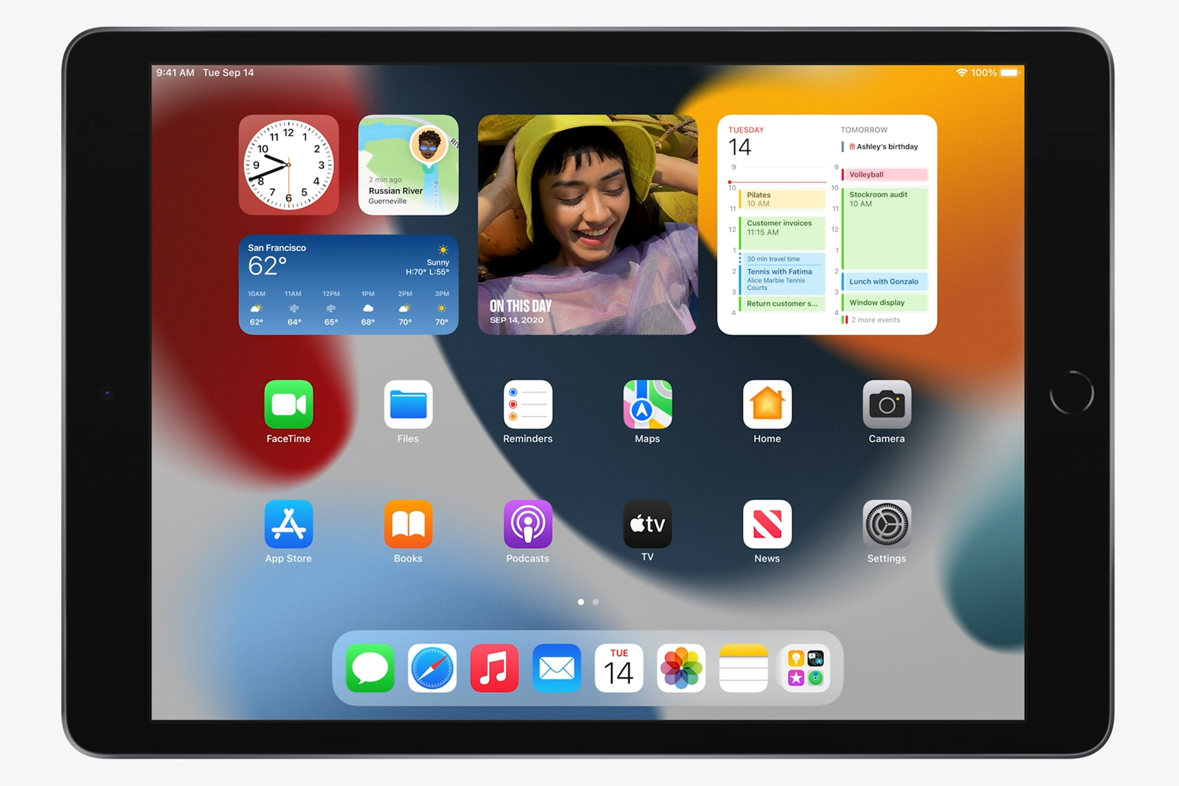 Apple unveils ninth-gen iPad with a better screen, slimmer design