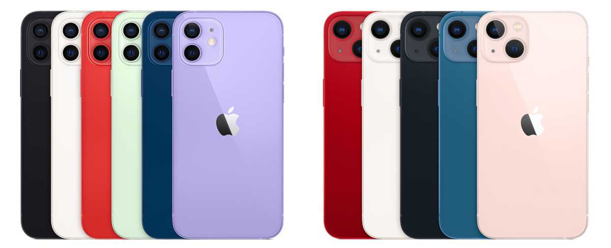 iPhone 12 iPhone 13 colors