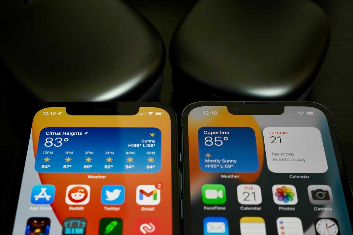 iPhone notch comparison