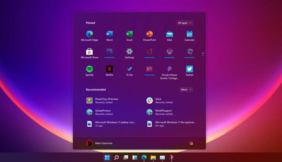 Windows 11 Start Menu