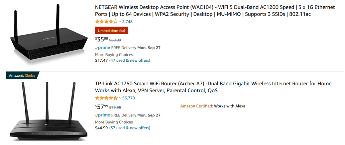 NETGEAR Wireless Desktop Access Point (WAC104) - WiFi 5 Dual-Band AC1200  Speed | 3 x 1G Ethernet Ports | Up to 64 Devices | WPA2 Security | Desktop  