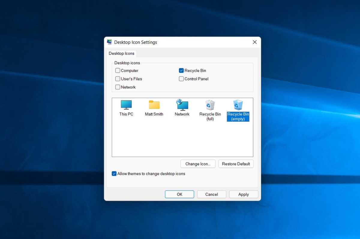 Windows 11 change icons