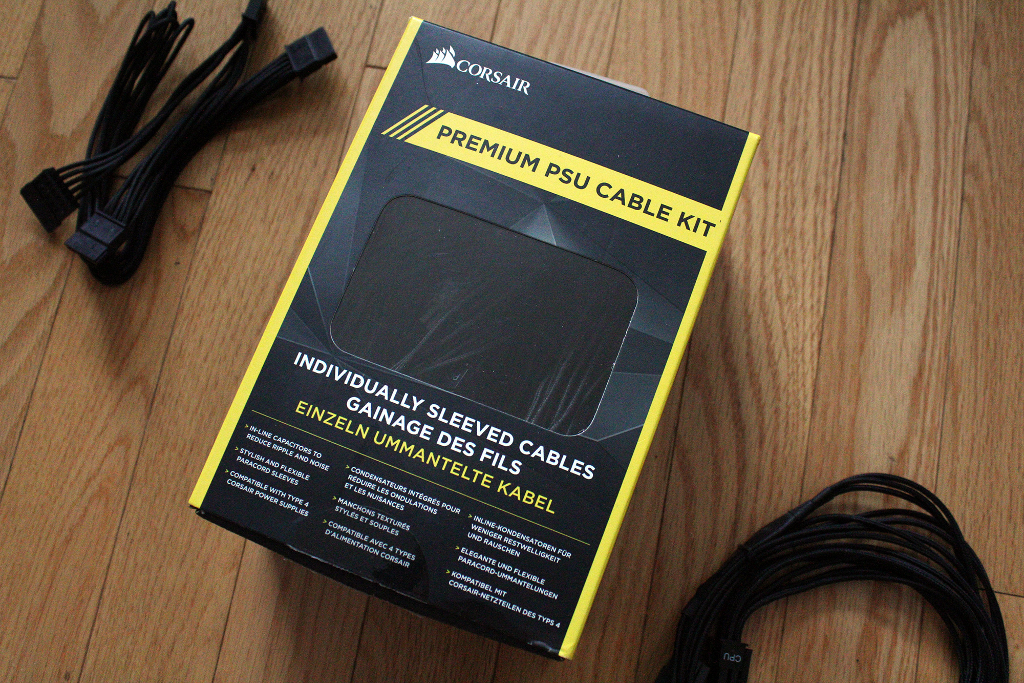  Corsair geflochtene hülse modulare netzteil kabel kit