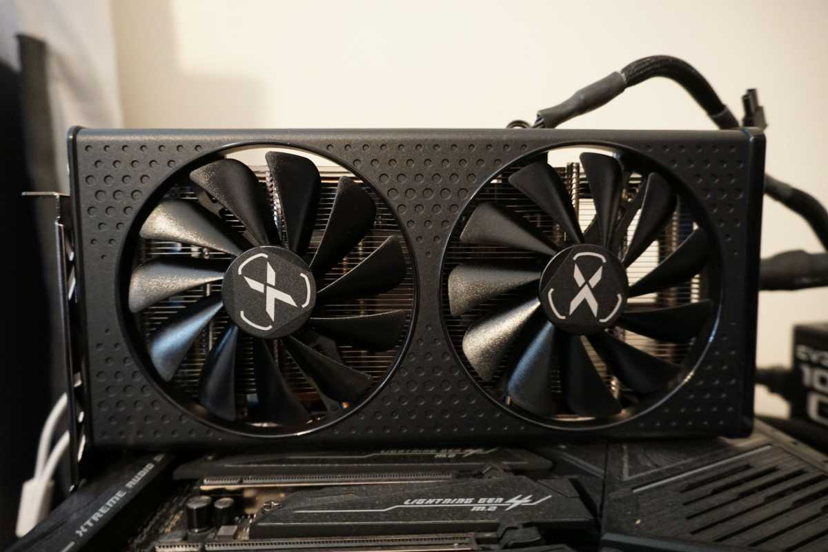 XFX Radeon RX 6600 test system