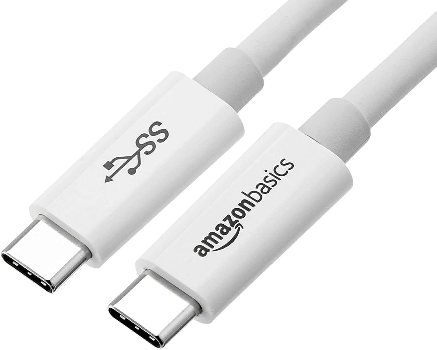 Amazon Basics USB-Typ-C-auf-USB-Typ-C-3.1-Gen1-Adapter-Ladekabel, 1,8 m