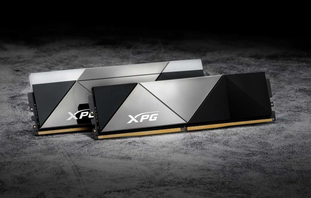 XPG DDR5 RAM stock image