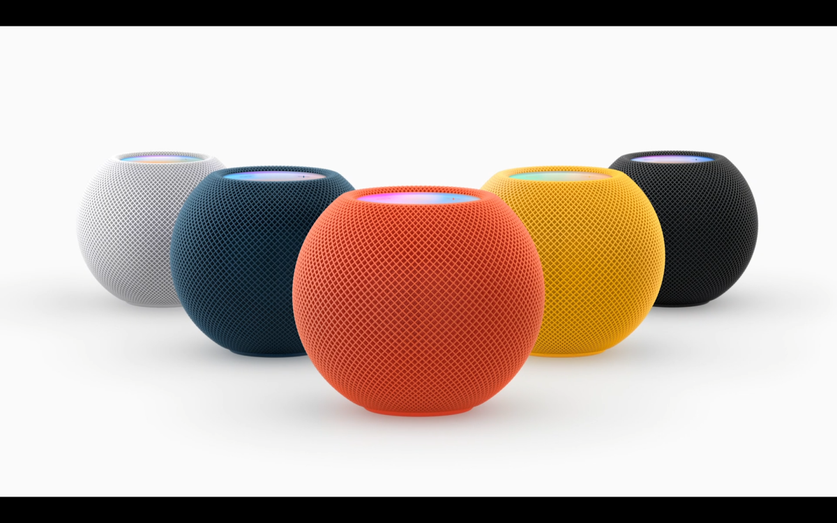 Couleurs mini HomePod