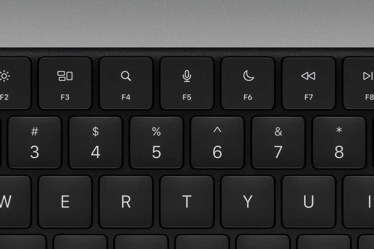 MacBook Pro function keys 2021