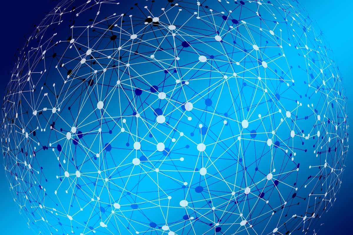 network connection stock image