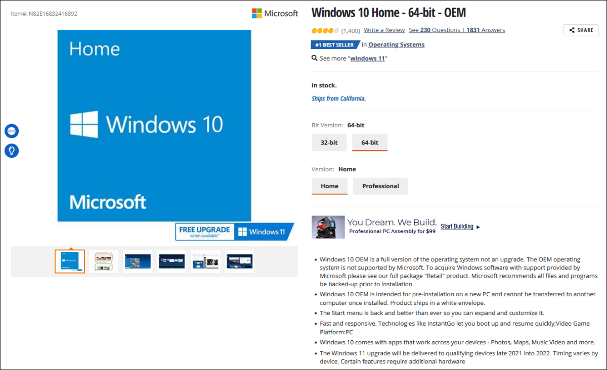 Download Microsoft Windows Pro 11 64 bit 1 License