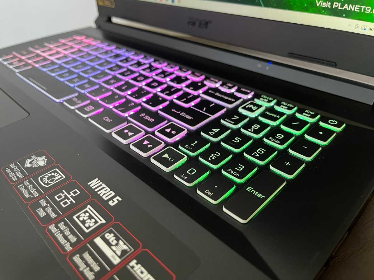 Acer Nitro 5 17 keyboard