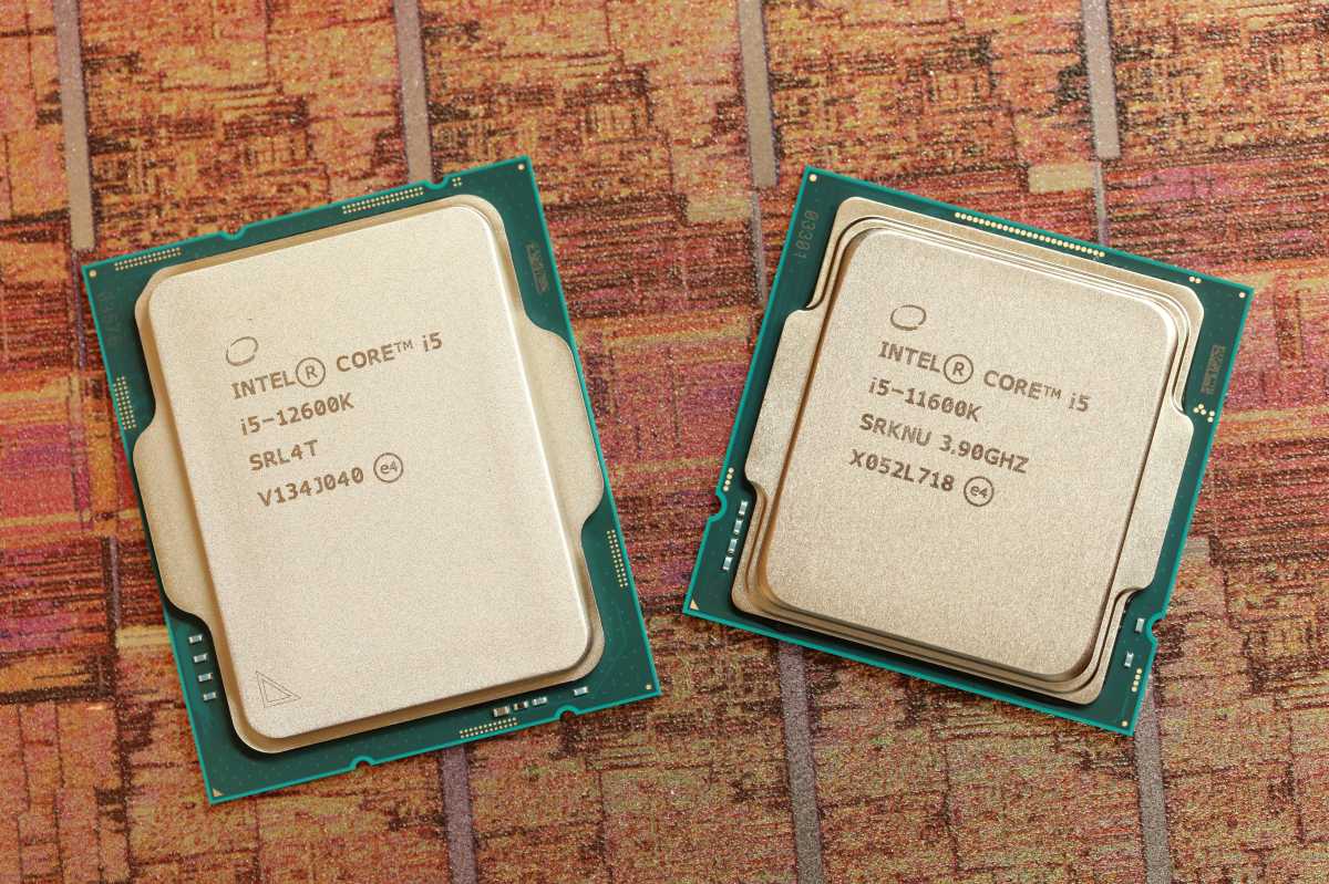 Image of Intel's 12th gen Alder Lake hybrid CPUs