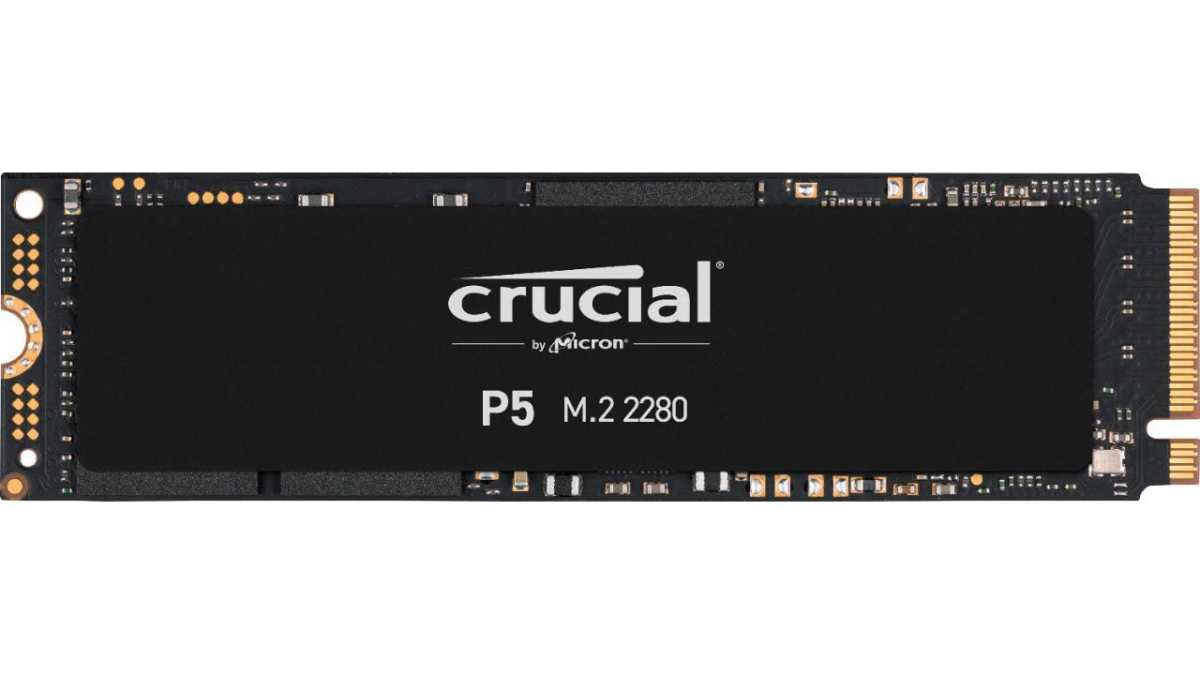 Crucial P5 M.2 NVMe Gen 3 internal SSD