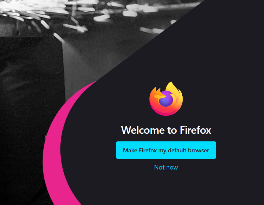 Firefox browser default