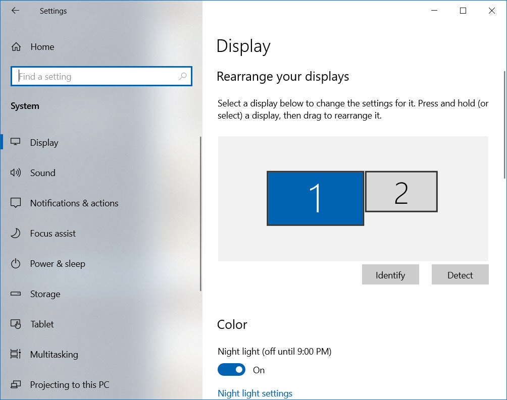Windows Display Rearrange 