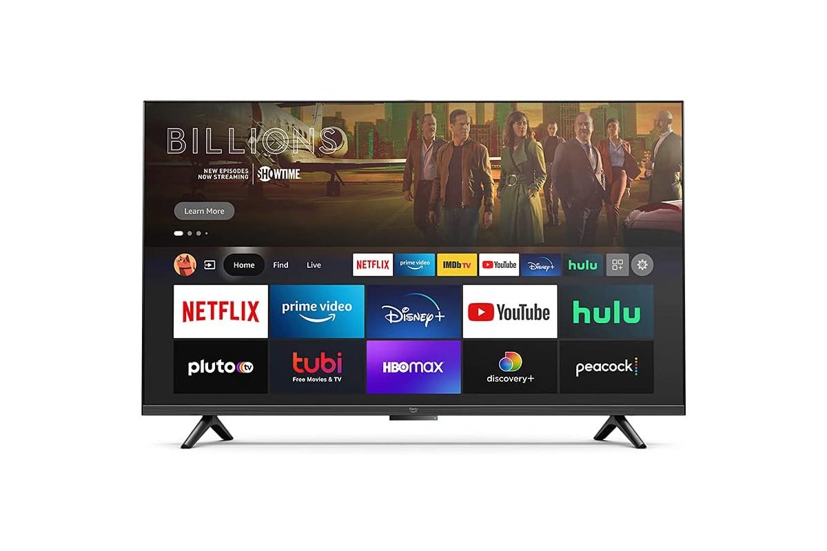 Amazon Fire TV displaying smart tv dashboard