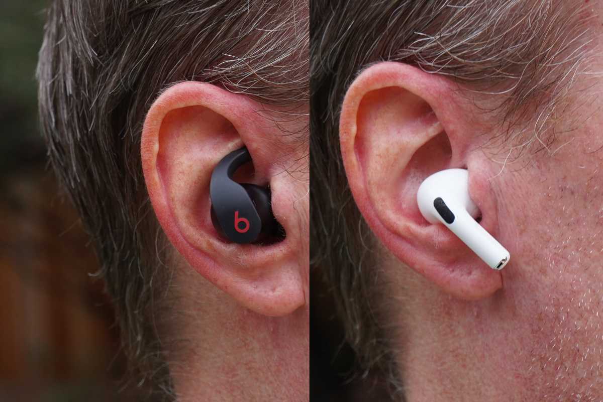 Beats Fit Pro vs Airpods Pro in ear compared