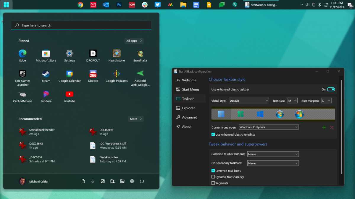 StartAllBack to fix all Windows 11 deal-breaking UI issues