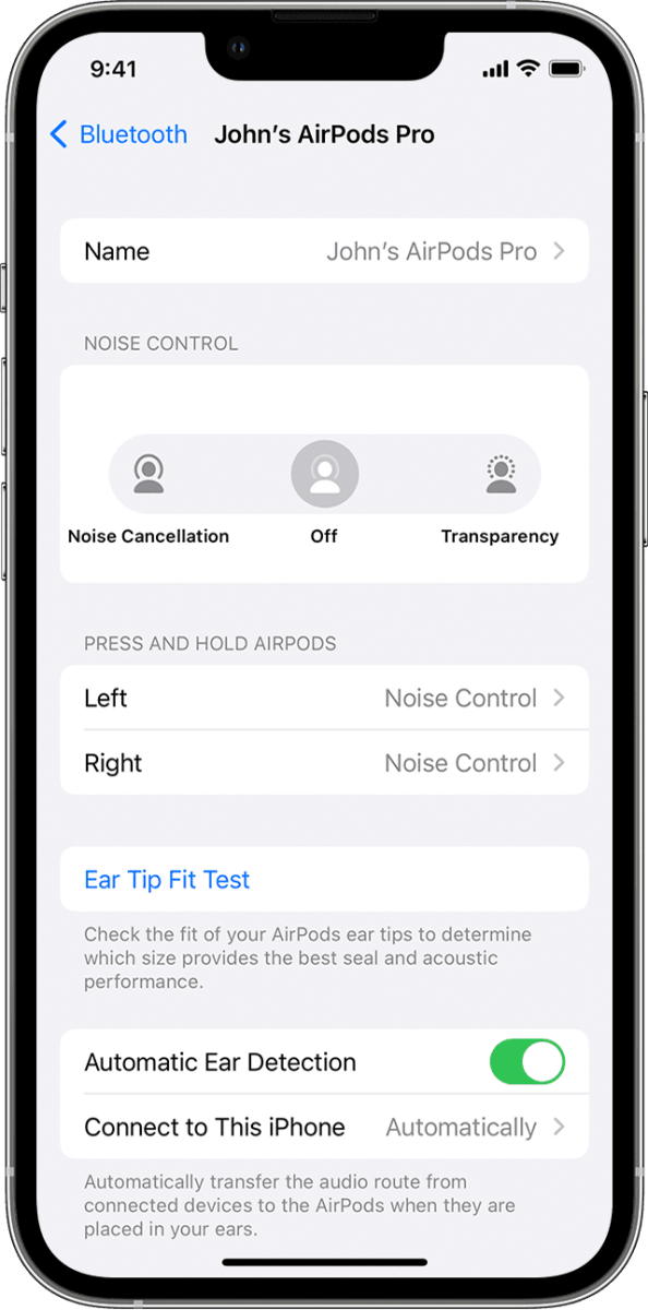How to link discount airpod pro to iphone
