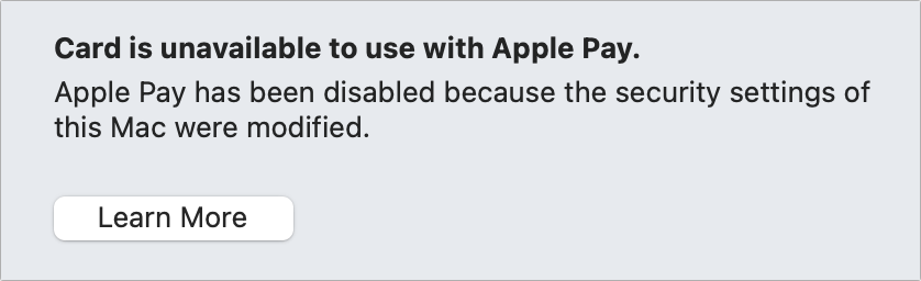 Apple Pay not working on a Touch ID Mac? Here are the security settings