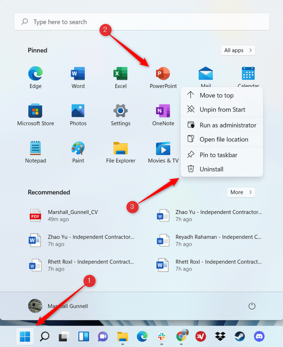 How do I uninstall an EXE file in Windows 11?