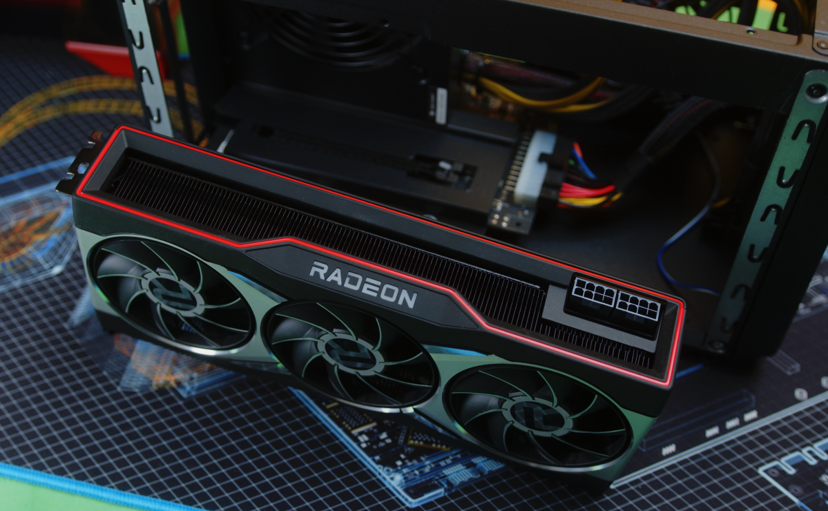 An AMD Radeon RX 6900 XT