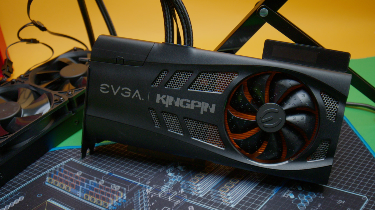 EVGA's liquid-cooled Kingpin graphics card