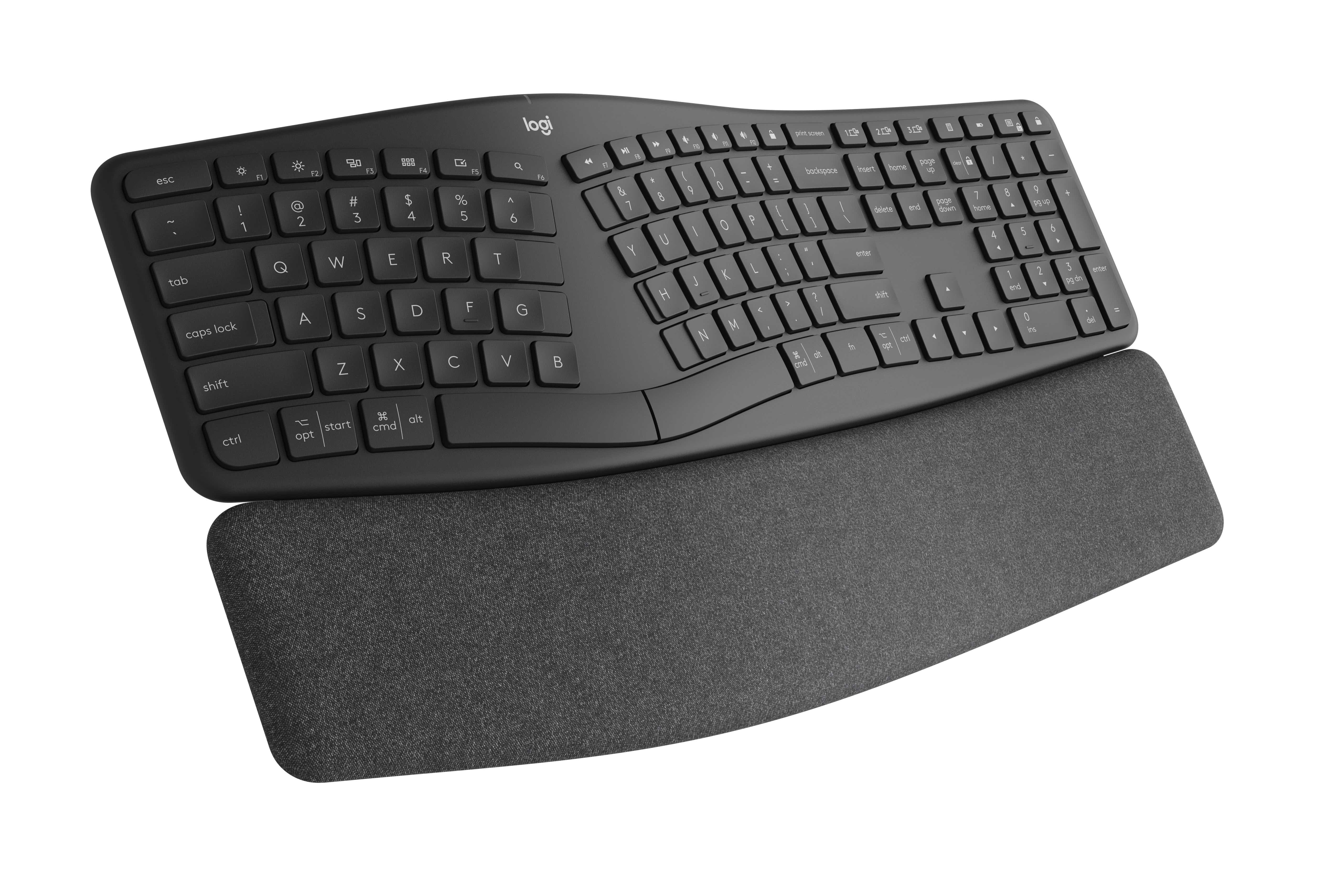 Logitech Ergo K860 - แป้นพิมพ์ไร้สายที่ดีที่สุด