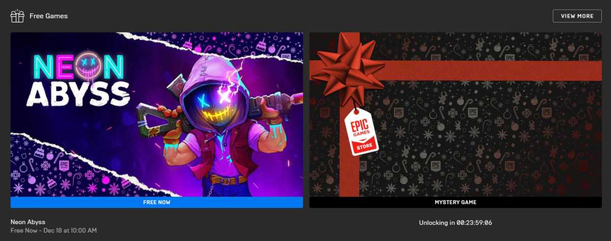 Epic Games Store free game promo